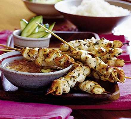 spiedini di pollo piccanti