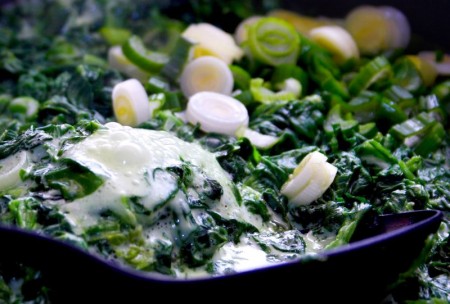 spinaci parmigiano