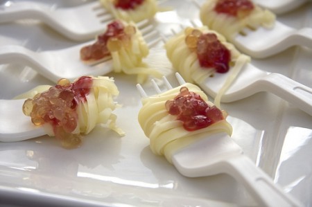 tagliatelle con caviale