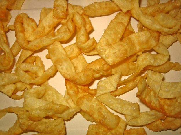 Tagliatelle fritte di Carnevale