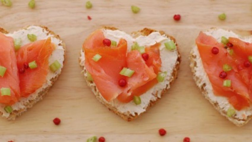 Cuoricini al salmone