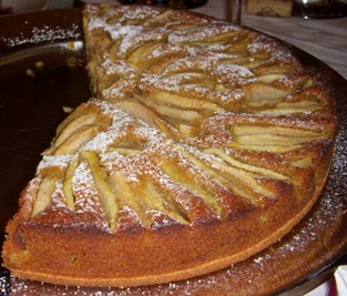 Torta di banane