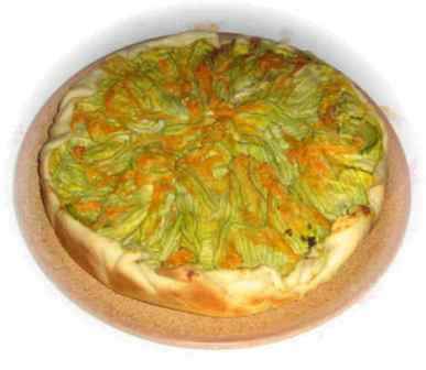 torta fiori di zucchina