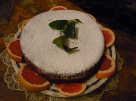 torta pompelmo rosa