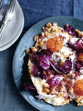 uova al radicchio ricetta