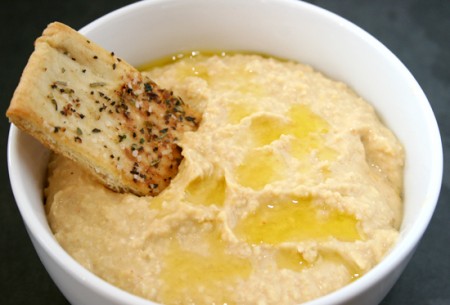 vellutata di ceci cotto mangiato