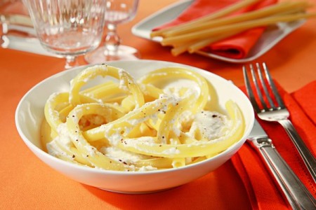 ziti con ricotta