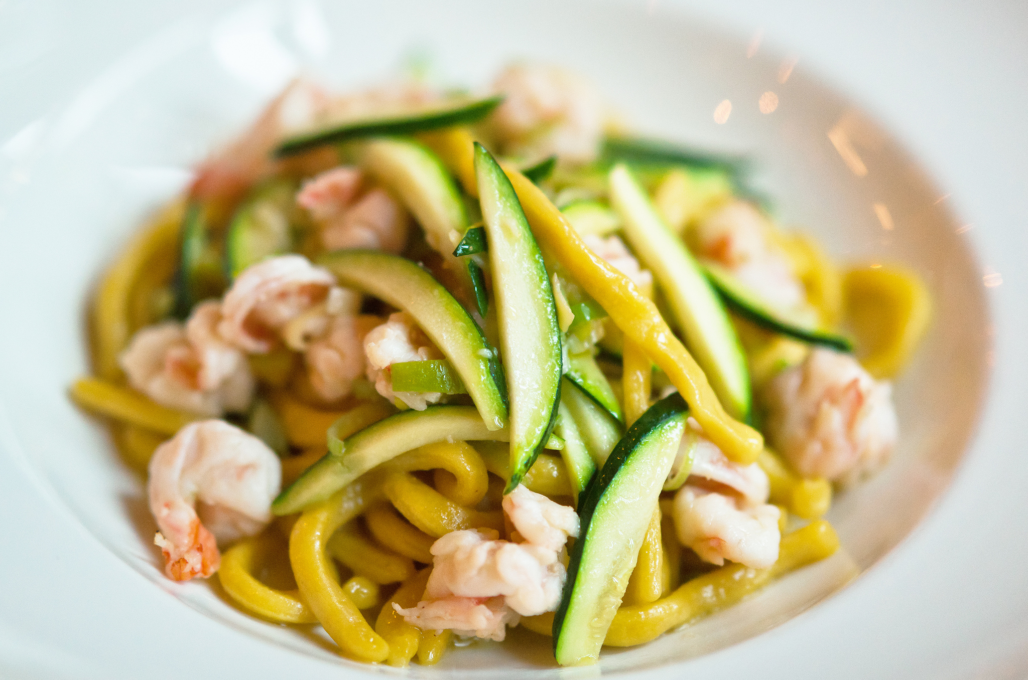 Zucchine e gamberetti
